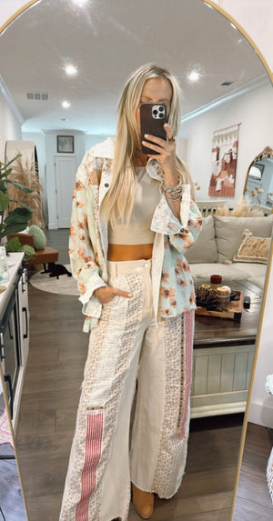 
                  
                    Load image into Gallery viewer, Leda Patchwork Pants
                  
                