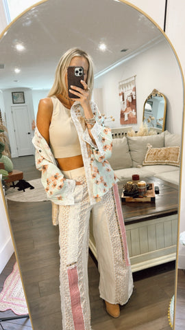 Leda Patchwork Pants