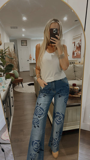 
                  
                    Load image into Gallery viewer, Printed Illusions Jeans
                  
                