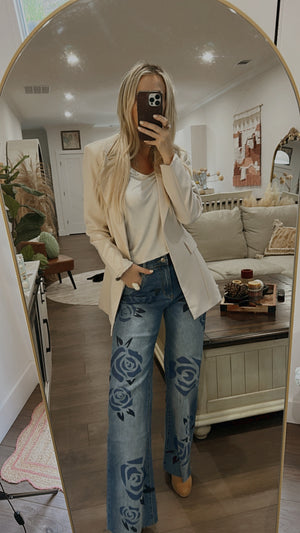 
                  
                    Load image into Gallery viewer, Printed Illusions Jeans
                  
                