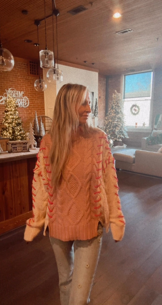 
                  
                    Load image into Gallery viewer, Candy Cane Lane Sweater
                  
                