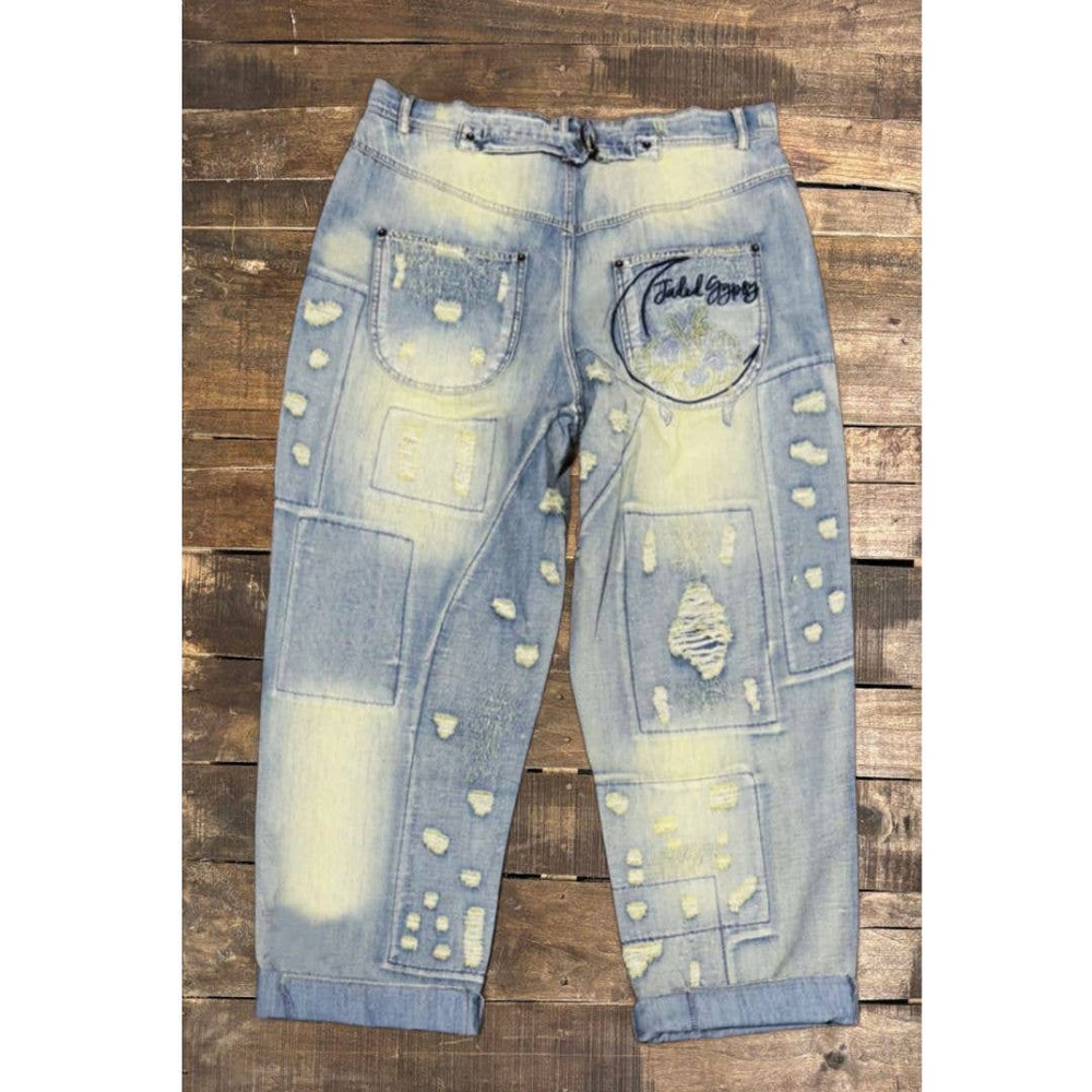 
                  
                    Load image into Gallery viewer, Peace and Love Jeans
                  
                