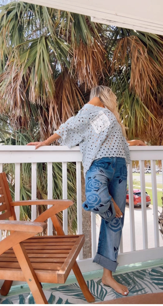 
                  
                    Load image into Gallery viewer, Printed Illusions Jeans
                  
                