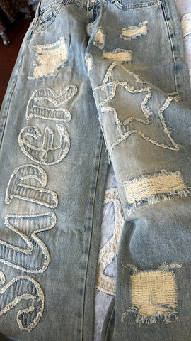 Super Star Distressed Jeans