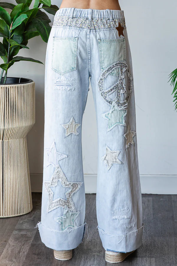 
                  
                    Load image into Gallery viewer, One With The Cosmos ☆ Jeans
                  
                