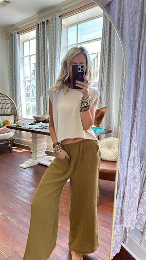 
                  
                    Load image into Gallery viewer, Guinevere Gauzed Pants
                  
                