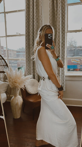 Macrame Medallion Belt