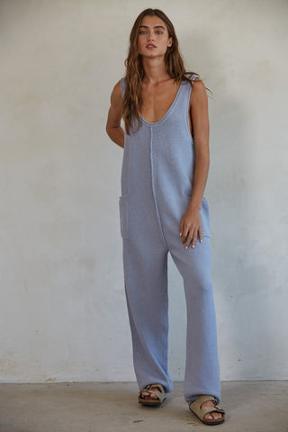 Hailee Jumpsuit (Ocean)