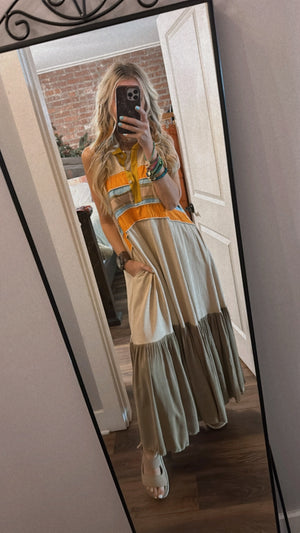 
                  
                    Load image into Gallery viewer, Crossing Paths Maxi Dress
                  
                