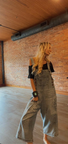Good For the Soul Bandana Overalls
