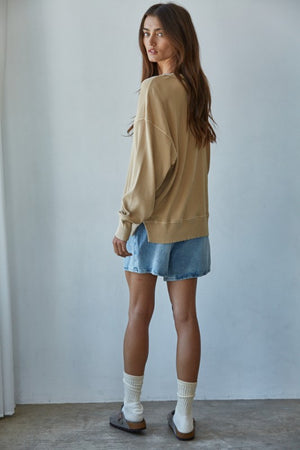 
                  
                    Load image into Gallery viewer, Homebody Waffle Knit Pullover
                  
                