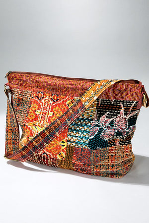 
                  
                    Load image into Gallery viewer, Patchwork Hand Stitched Bag
                  
                
