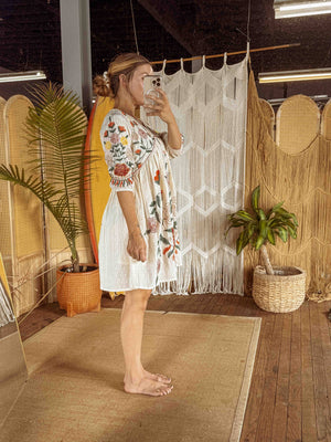 
                  
                    Load image into Gallery viewer, Dreaming in Flowers Embroidered Dress
                  
                