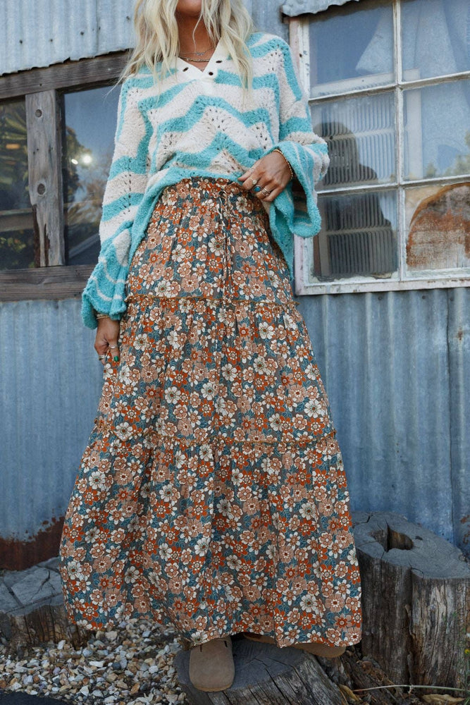
                  
                    Load image into Gallery viewer, Daisy Rain Maxi Skirt
                  
                