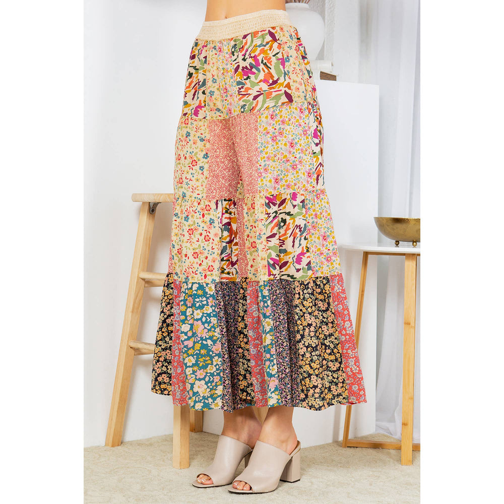 
                  
                    Load image into Gallery viewer, Vintage Patchwork Wide Leg Pant
                  
                