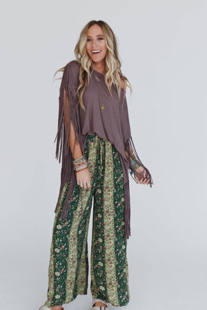 
                  
                    Load image into Gallery viewer, Showstopper Fringe Top (Mocha)
                  
                