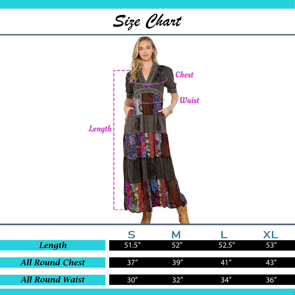 
                  
                    Load image into Gallery viewer, Stone-Washed Patchwork Dress
                  
                