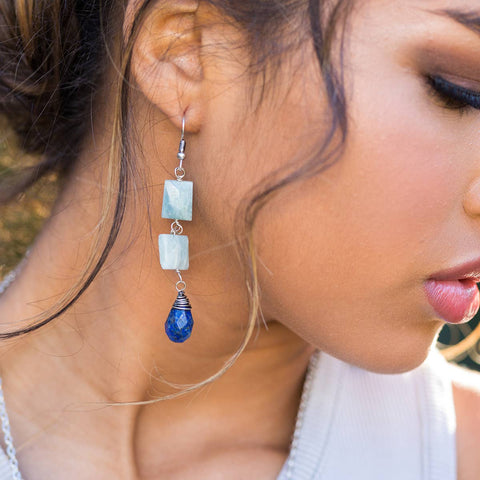 Banjara Cascading Stones Earrings