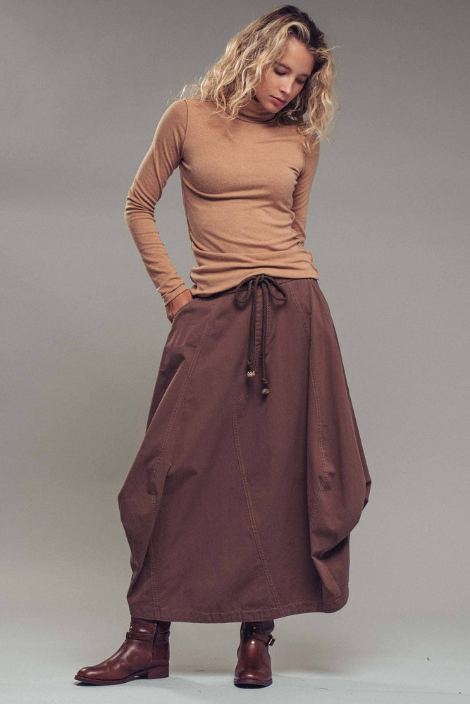 
                  
                    Load image into Gallery viewer, Balloon Hem Maxi Skirt
                  
                