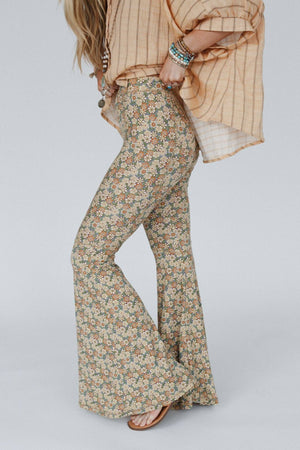 
                  
                    Load image into Gallery viewer, Dream in Flowers Flare Pants
                  
                