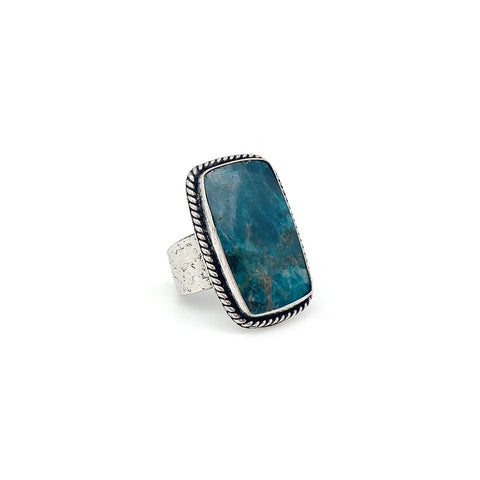 Apatite Semiprecious Stone Ring