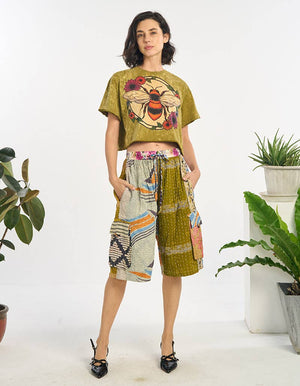 
                  
                    Load image into Gallery viewer, Kantha Bermuda Shorts
                  
                
