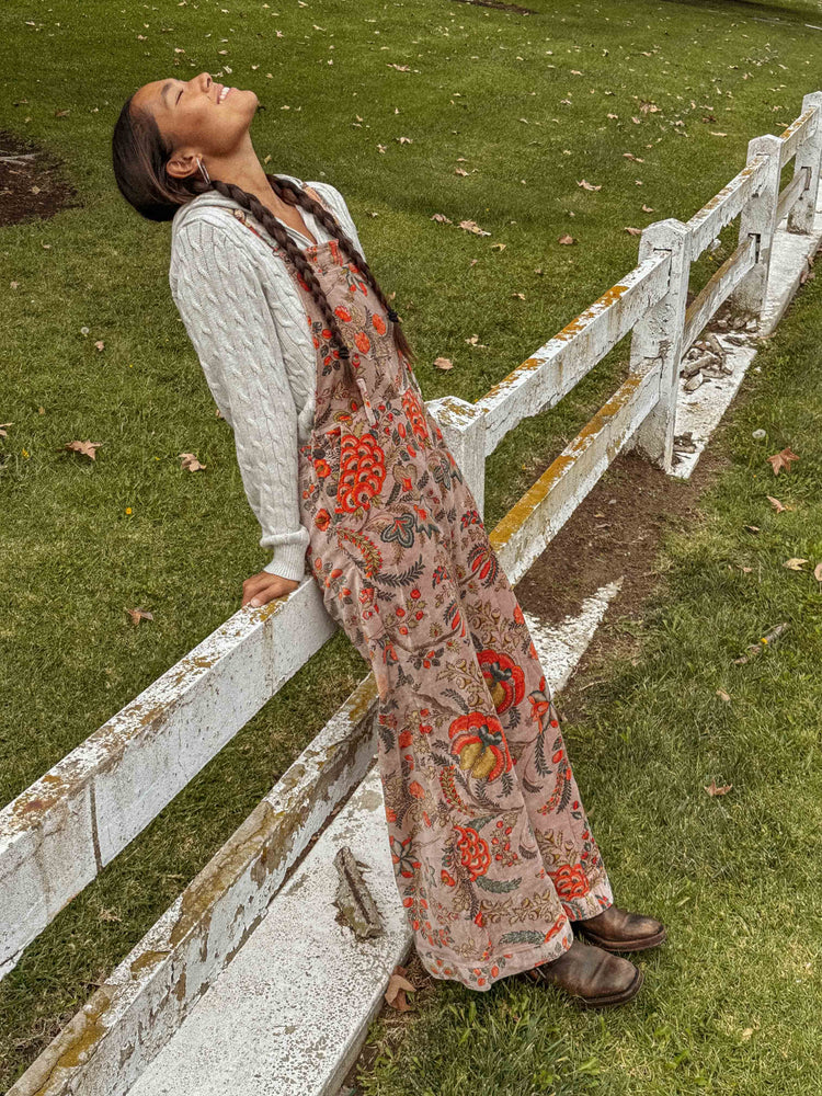 
                  
                    Load image into Gallery viewer, Organic Cotton Velvet Overalls - Lavender Fog
                  
                