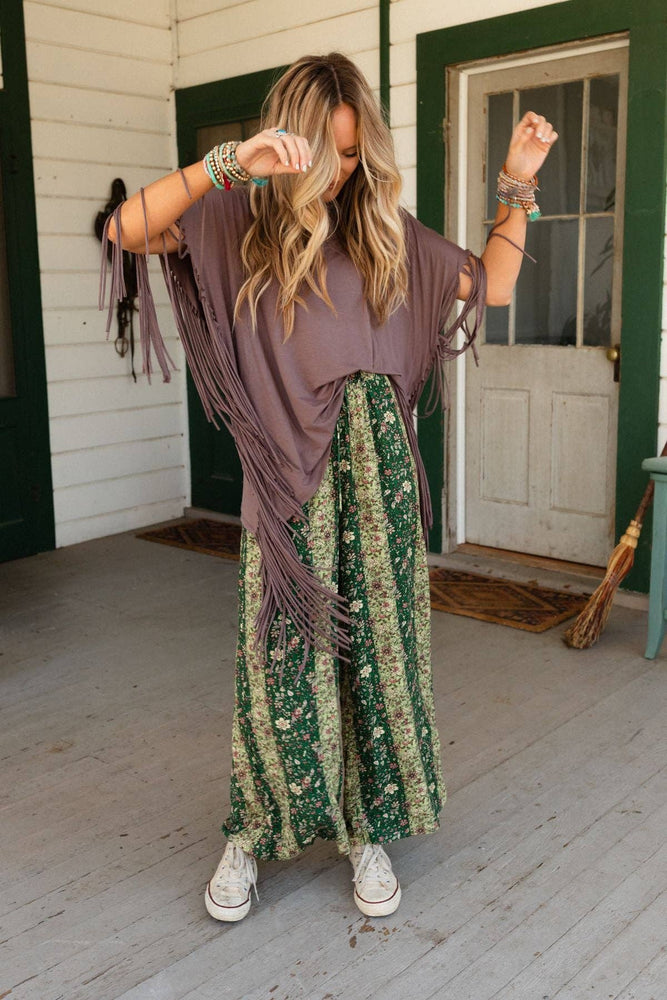 
                  
                    Load image into Gallery viewer, Showstopper Fringe Top (Mocha)
                  
                
