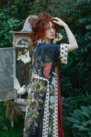Dreaming In Flowers Opera Kimono Robe