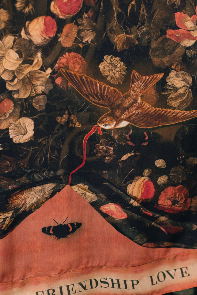 
                  
                    Load image into Gallery viewer, Market of Stars (USA) - Heart of Gold Bohéme Long Maxi Slip Dress w/ Sacred Heart: L/XL (fits approx. size 12-16)
                  
                