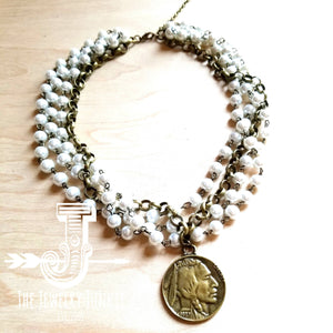 
                  
                    Load image into Gallery viewer, Pearl and Coin Necklace
                  
                