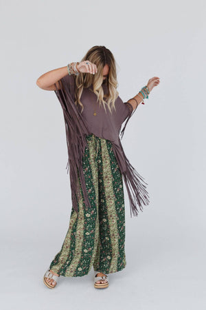 
                  
                    Load image into Gallery viewer, Showstopper Fringe Top (Mocha)
                  
                