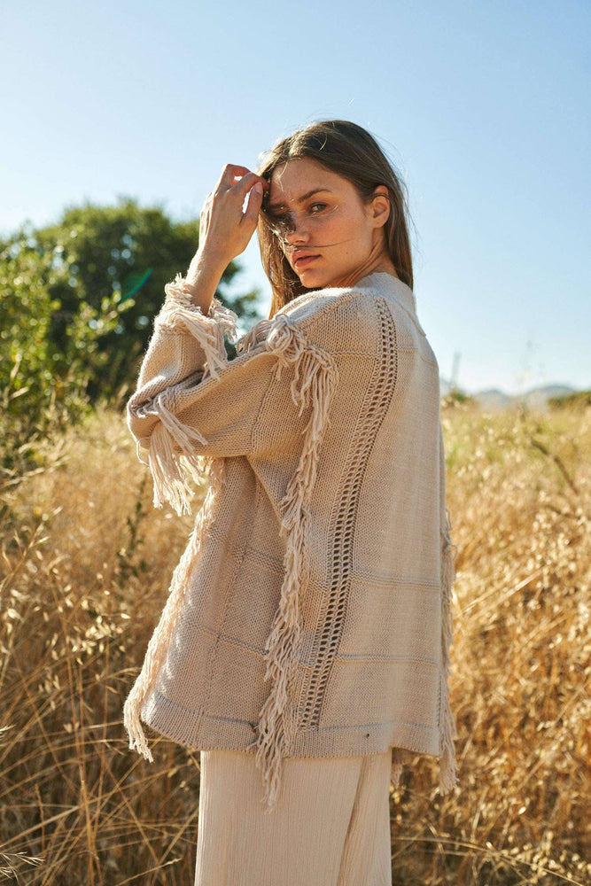 
                  
                    Load image into Gallery viewer, Cabin Cozy Fringe Cardigan
                  
                