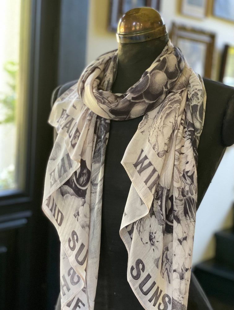 
                  
                    Load image into Gallery viewer, Peace Wine &amp;amp; Sunshine Bamboo Scarf
                  
                