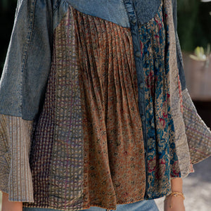 
                  
                    Load image into Gallery viewer, Carolina Patchwork Top
                  
                