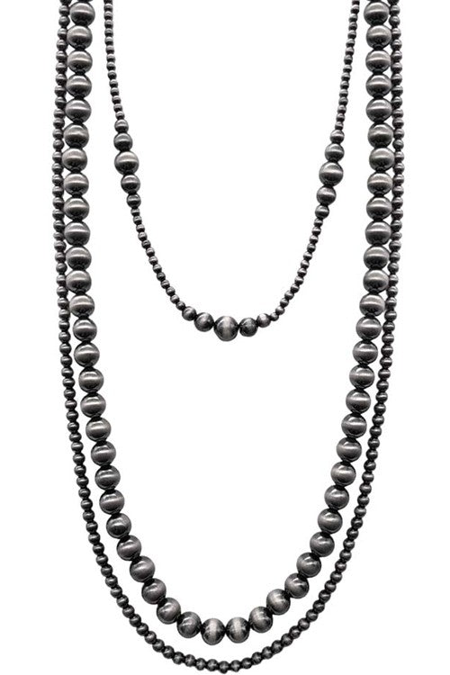 Navajo Pearl Layered Necklace