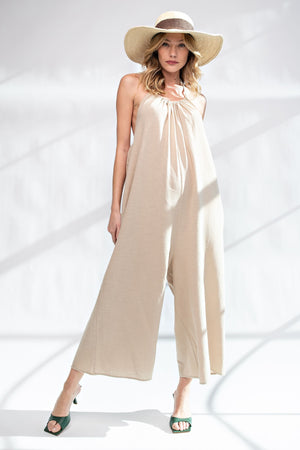 
                  
                    Load image into Gallery viewer, Love it or Leave it Jumpsuit (Khaki)
                  
                
