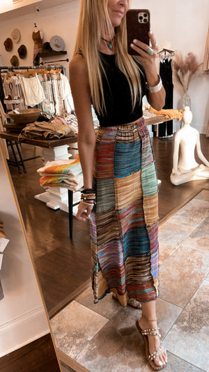 
                  
                    Load image into Gallery viewer, Make It Mine Patchwork Skirt (Handmade)
                  
                
