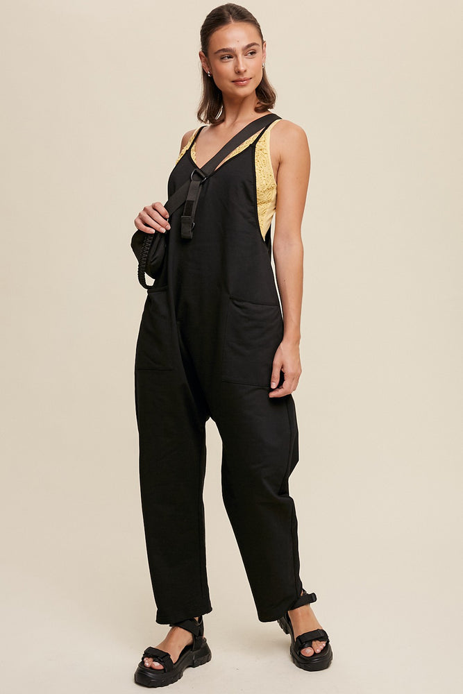 
                  
                    Load image into Gallery viewer, Chasing Dreams Jumpsuit (Black)
                  
                