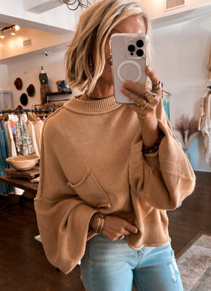 
                  
                    Load image into Gallery viewer, Bella Sweater (Caramel) *Preorder*
                  
                