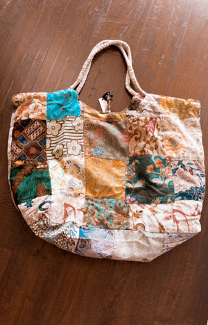 
                  
                    Load image into Gallery viewer, Woodstock Patchwork Tote
                  
                