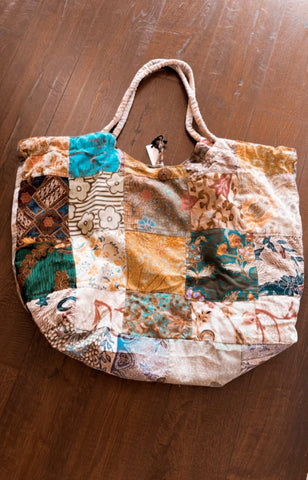 Woodstock Patchwork Tote