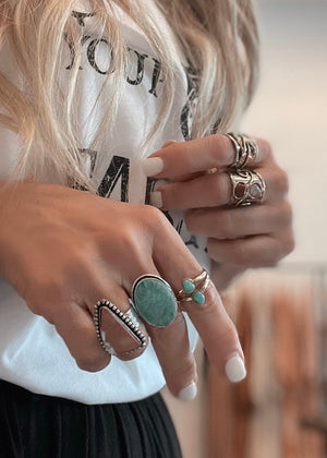 
                  
                    Load image into Gallery viewer, Amazonite Kashi Ring
                  
                