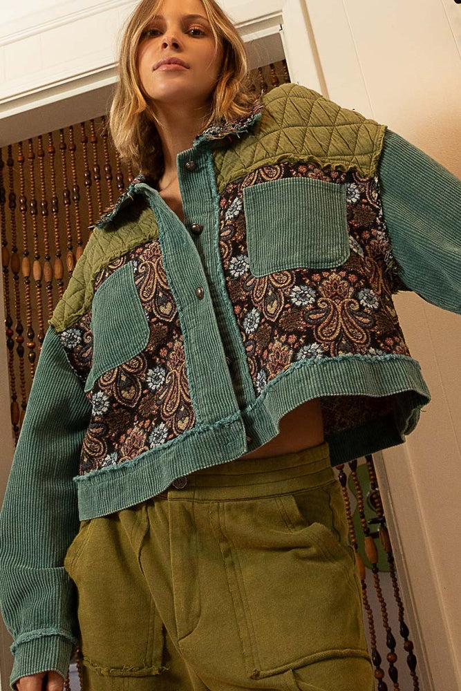 
                  
                    Load image into Gallery viewer, Quilted Corduroy Jacket
                  
                