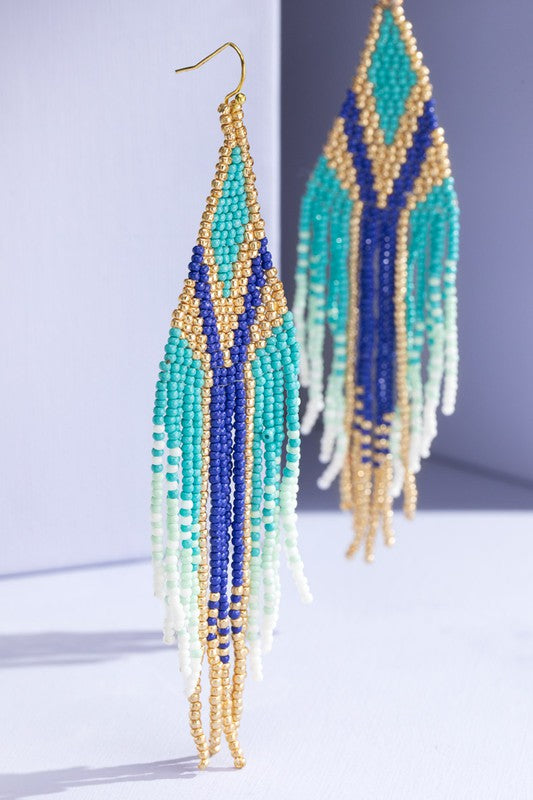 Seed and Bead Earrings