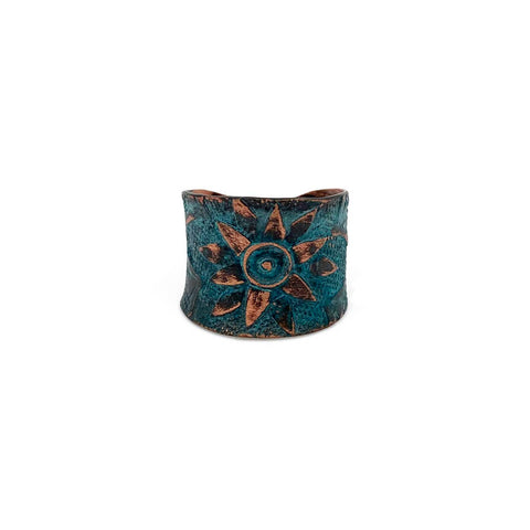 Copper Sun Flower Design (Handmade)