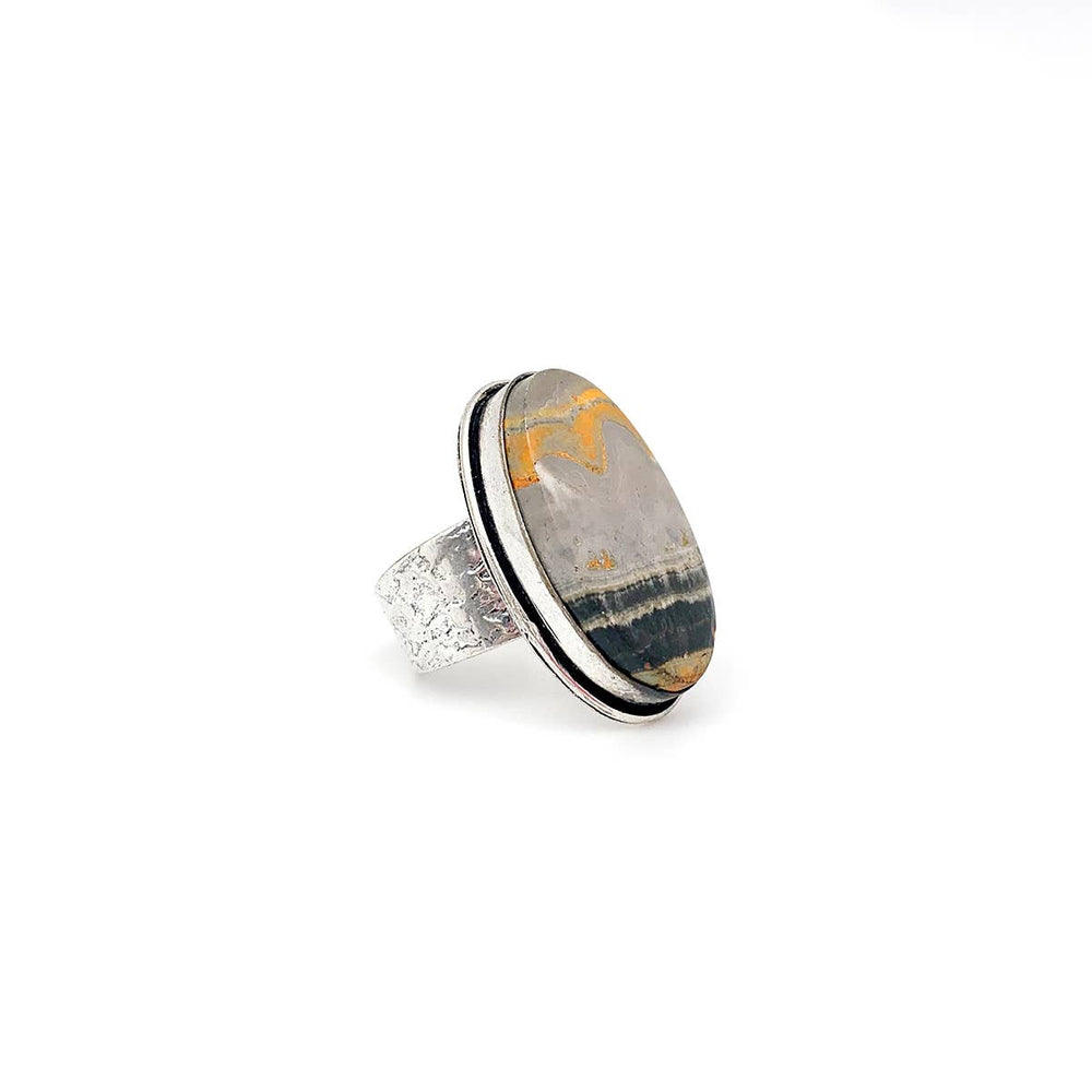 Bumblebee Jasper Stone Ring