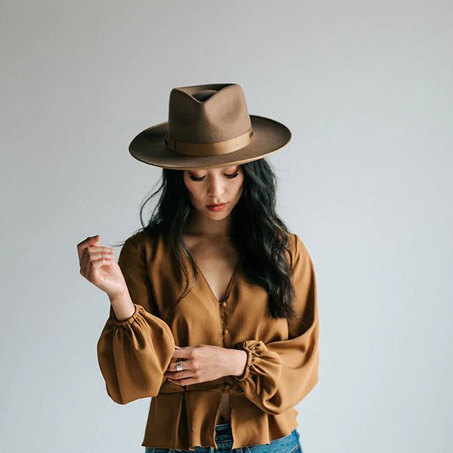 
                  
                    Load image into Gallery viewer, Monroe Rancher Hat, by Gigi Pip
                  
                