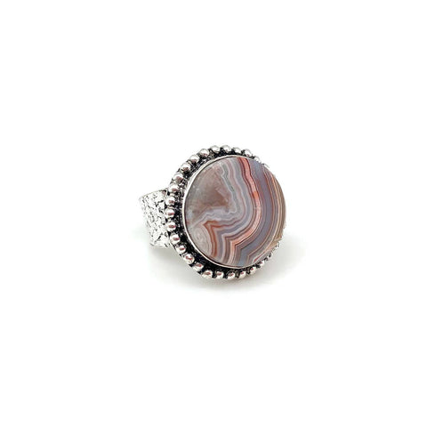 Melting Pot Agate Ring
