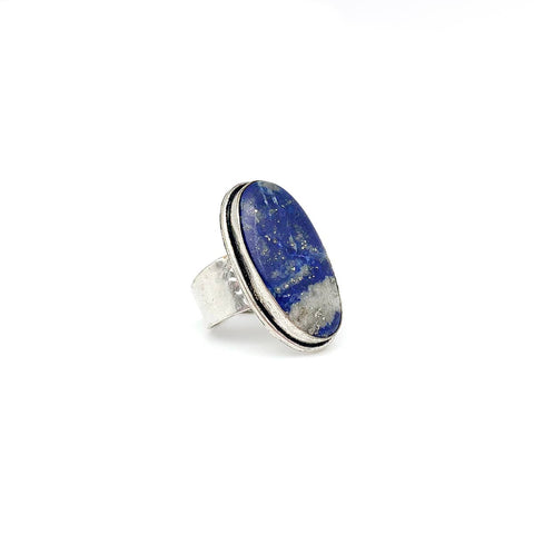 Lapis Adjustable Ring